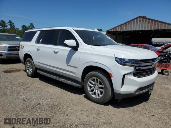 2021 Chevrolet Suburban LT z VIN 1GNSCCKD2MR265366, wystawiony jako Copart lot #55333565 z przebiegiem 106 345 mil mil oraz Szkoda całkowita • Salvage title. Historia ofert i sprzedaży dostępna na DreamBid. Obrazek 4.