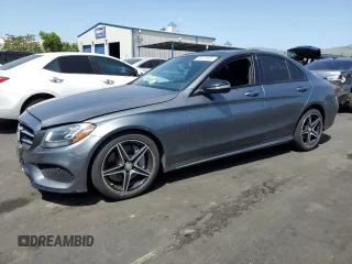 2017 Mercedes-Benz C 300 with VIN 55SWF4JB5HU188946, listed as a Copart auction lot 54449485 with 60,438 mi miles and Salvage Title. Bid and sale history available at DreamBid. Image 1.