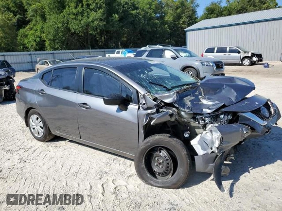 2021 Nissan Versa S with VIN 3N1CN8DV2ML808526, listed as a Copart auction lot 46196915 with 45,181 mi miles and Non Repairable. Bid and sale history available at carsss.com. Image 4.