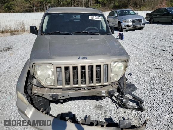 2010 Jeep Liberty Sport with VIN 1J4PP2GK9AW128825, listed as a Copart auction lot 48113835 with 258,730 mi miles and Salvage Title. Bid and sale history available at DreamBid. Image 5.