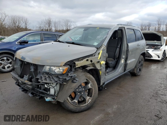 2019 Jeep Grand Cherokee Upland with VIN 1C4RJFAG9KC818833, listed as a Copart auction lot 43029015 with 75,318 mi miles and Salvage Title. Bid and sale history available at DreamBid. Image 1.