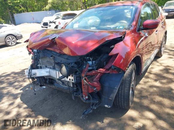 2016 Nissan Murano S z VIN 5N1AZ2MH6GN130914, wystawiony jako IAAI lot #42269411 z przebiegiem 103 231 mil mil oraz . Historia ofert i sprzedaży dostępna na DreamBid. Obrazek 6.