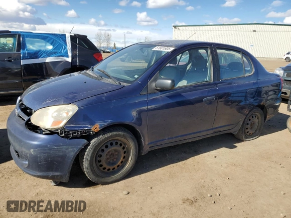2003 Toyota ECHO with VIN JTDBT123930291244, listed as a Copart auction lot 51801605 with 378,723 mi miles and Salvage Title. Bid and sale history available at carsss.com. Image 1.