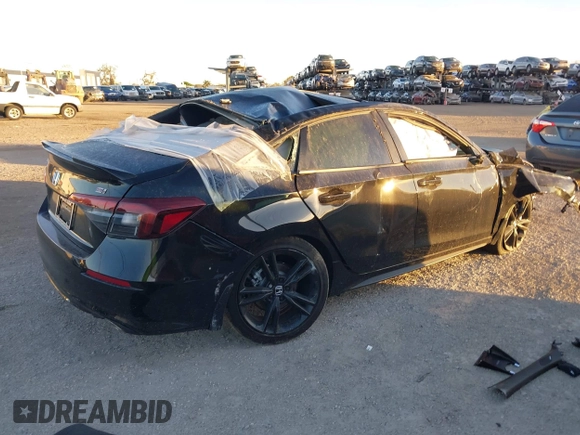 2025 Honda Civic Si z VIN 2HGFE1E56SH473441, wystawiony jako IAAI lot #41589933 z przebiegiem 493 mil mil oraz . Historia ofert i sprzedaży dostępna na DreamBid. Obrazek 4.