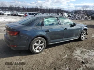 2018 Audi A4 Premium with VIN WAUDNAF46JA143840, listed as a Copart auction lot 45106615 with 0 mi miles and Salvage Title. Bid and sale history available at carsss.com. Image 3.