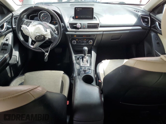 2014 Mazda 3 S Grand Touring z VIN JM1BM1M37E1187794, wystawiony jako Copart lot #57176965 z przebiegiem 183 166 mil mil oraz Szkoda całkowita • Salvage title. Historia ofert i sprzedaży dostępna na DreamBid. Obrazek 8.