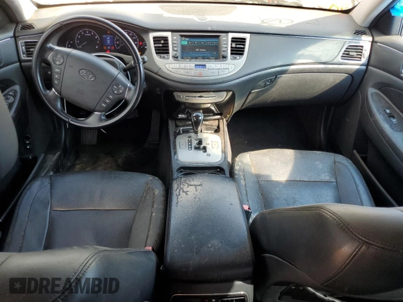 2013 Hyundai Genesis 3.8L with VIN KMHGC4DD3DU208863, listed as a Copart auction lot 72703424 with 172,814 mi miles and Salvage Title. Bid and sale history available at carsss.com. Image 8.