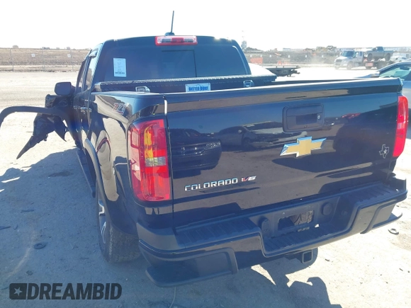2018 Chevrolet Colorado 2WD Z71 with VIN 1GCGSDEN7J1117011, listed as a IAAI auction lot 41728108 with 51,618 mi miles and . Bid and sale history available at DreamBid. Image 3.