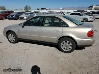 2001 Audi A4 with VIN WAUDC68DX1A105981, listed as a Copart auction lot 65834454 with 120,470 mi miles and Salvage Title. Bid and sale history available at carsss.com. Image 2.