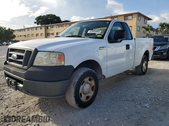 2006 Ford F-150 XL with VIN 1FTRF12216NB60586, listed as a Copart auction lot 62665865 with 93,812 mi miles and Clean title. Bid and sale history available at DreamBid. Image 1.