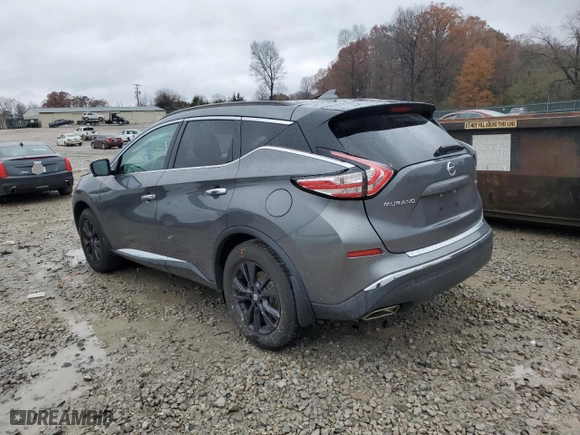2017 Nissan Murano SL with VIN 5N1AZ2MG3HN202077, listed as a Copart auction lot 84250404 with 109,970 mi miles and Salvage Title. Bid and sale history available at carsss.com. Image 2.