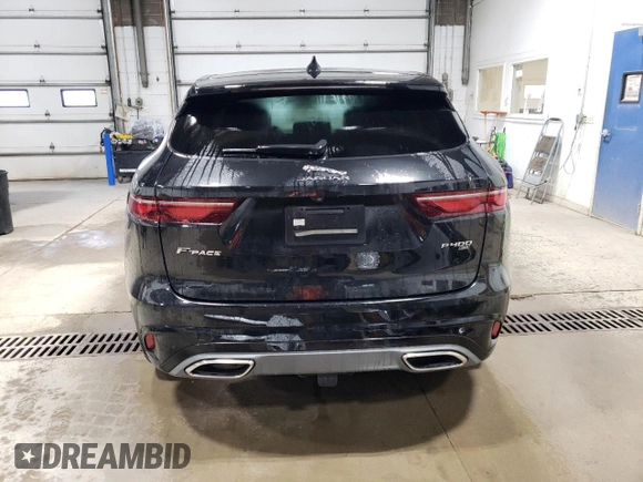 2023 Jaguar F-Pace R-Dynamic S with VIN SADCT2FU7PA704571, listed as a Copart auction lot 55594425 with 31,654 mi miles and Salvage Title. Bid and sale history available at DreamBid. Image 6.