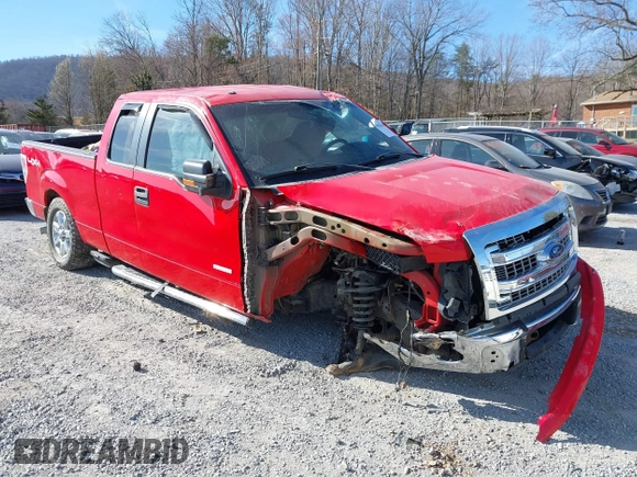 2013 Ford F-150 XL with VIN 1FTFX1ET2DFD66365, listed as a IAAI auction lot 41826360 with 136,600 mi miles. Bid and sale history available at carsss.com. Image 6.