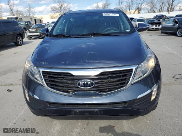 2011 Kia Sportage EX with VIN KNDPC3A26B7013580, listed as a Copart auction lot 50521635 with 79,424 mi miles and Salvage Title. Bid and sale history available at carsss.com. Image 5.