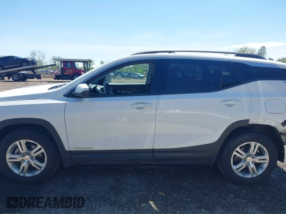 2019 GMC Terrain SLE with VIN 3GKALMEV7KL367026, listed as a IAAI auction lot 42151982 with 64,388 mi miles. Bid and sale history available at carsss.com. Image 15.