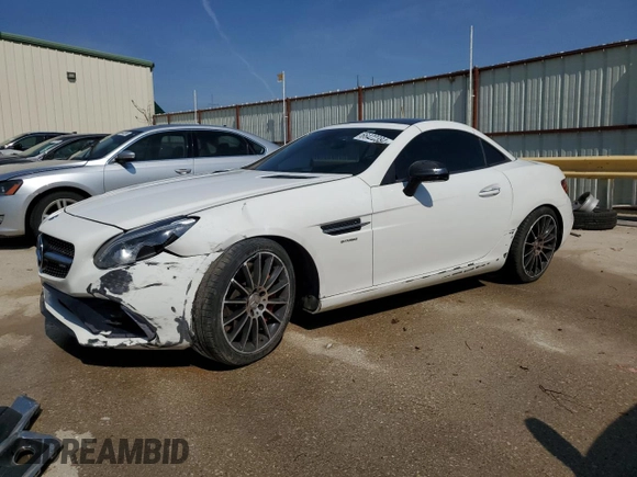2017 Mercedes-Benz SLC 43 AMG z VIN WDDPK6GA6HF130051, wystawiony jako Copart lot #66422384 z przebiegiem 42 173 mil mil oraz Szkoda całkowita • Salvage title. Historia ofert i sprzedaży dostępna na DreamBid. Obrazek 1.