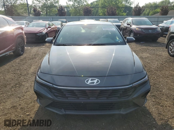 2024 Hyundai Elantra SEL with VIN KMHLS4DG7RU748901, listed as a Copart auction lot 59608625 with 21,072 mi miles and Salvage title. Bid and sale history available at DreamBid. Image 5.