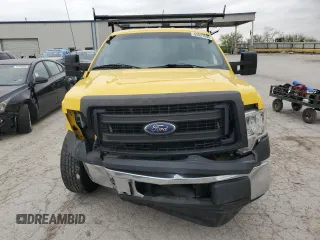 2014 Ford F-150 XL with VIN 1FTMF1CM9EKD28260, listed as a Copart auction lot 53621295 with 130,376 mi miles and Salvage Title. Bid and sale history available at carsss.com. Image 5.