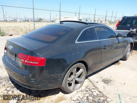 2012 Audi A5 Premium Plus with VIN WAULFAFR6CA023432, listed as a IAAI auction lot 42136688 with Not provided miles and . Bid and sale history available at DreamBid. Image 4.