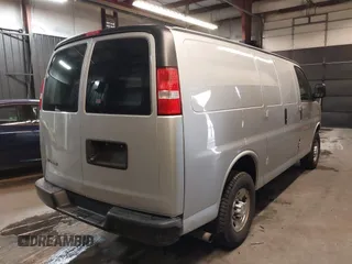 2018 Chevrolet Express Cargo Van with VIN 1GCWGAFG6J1226085, listed as a IAAI auction lot 41952268 with 53,293 mi miles. Bid and sale history available at carsss.com. Image 4.