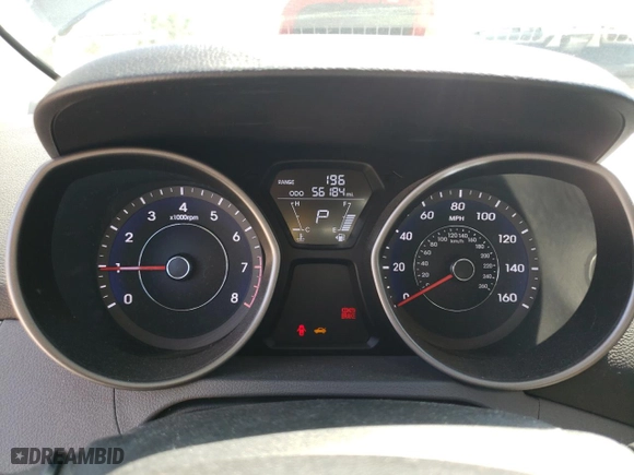 2013 Hyundai Elantra GLS with VIN 5NPDH4AE8DH400215, listed as a Copart auction lot 53692975 with 56,184 mi miles and Clean Title. Bid and sale history available at carsss.com. Image 9.