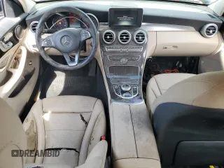 2017 Mercedes-Benz C 300 with VIN 55SWF4JB8HU207344, listed as a Copart auction lot 62652345 with 134,618 mi miles and Clean title. Bid and sale history available at DreamBid. Image 8.