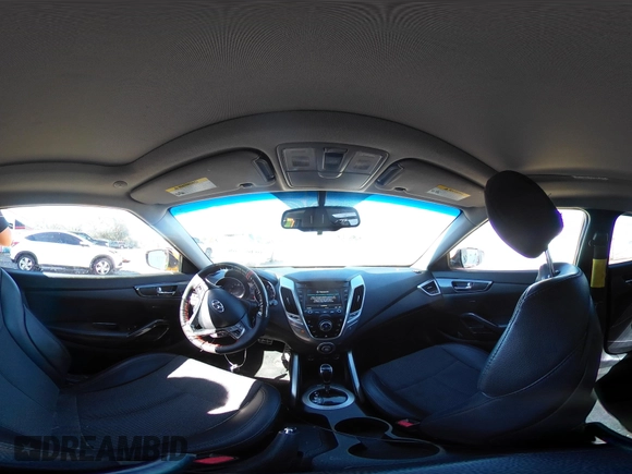 2013 Hyundai Veloster w/Gray Int with VIN KMHTC6AD8DU093272, listed as a IAAI auction lot 40407768 with 91,038 mi miles and . Bid and sale history available at DreamBid. Image 22.