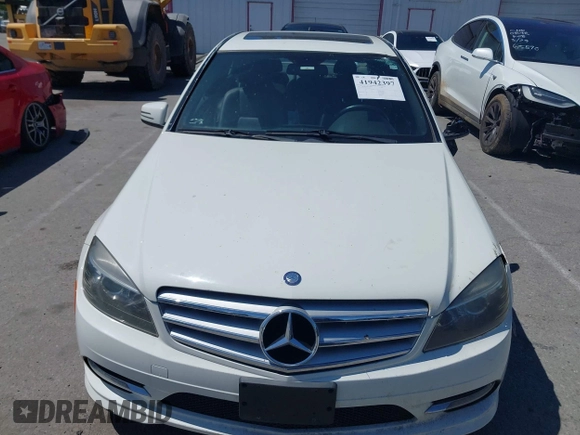 2011 Mercedes-Benz C-Class C 300 Sport with VIN WDDGF8BB4BA498815, listed as a IAAI auction lot 41942397 with 198,238 mi miles. Bid and sale history available at carsss.com. Image 12.