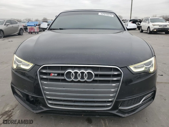 2013 Audi S5 Premium Plus with VIN WAUCGAFH4DN008376, listed as a Copart auction lot 42979375 with 119,373 mi miles and Clean Title. Bid and sale history available at carsss.com. Image 5.