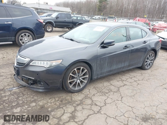 2015 Acura TLX Advance z VIN 19UUB3F73FA001830, wystawiony jako IAAI lot #41694317 z przebiegiem 172 188 mil mil oraz . Historia ofert i sprzedaży dostępna na DreamBid. Obrazek 18.