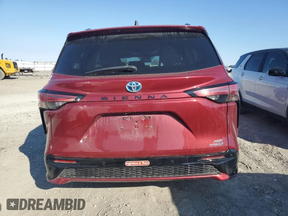2021 Toyota Sienna XSE with VIN 5TDDRKEC1MS023831, listed as a Copart auction lot 47592975 with 82,378 mi miles and Salvage Title. Bid and sale history available at DreamBid. Image 6.