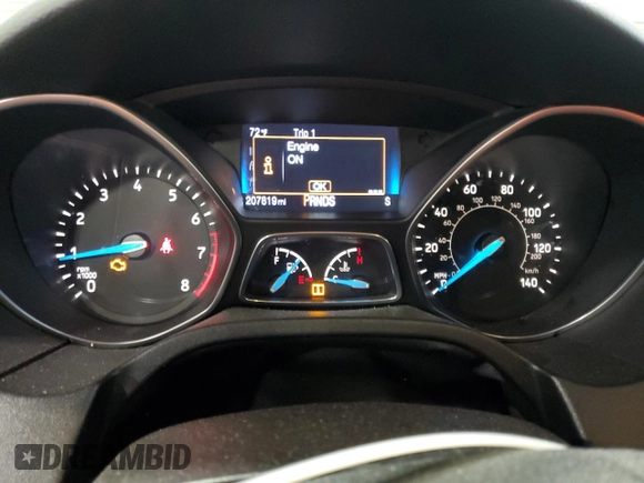 2015 Ford Focus SE with VIN 1FADP3F26FL220649, listed as a Copart auction lot 56551045 with 207,819 mi miles and Clean Title. Bid and sale history available at DreamBid. Image 9.