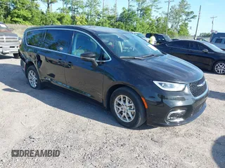 2023 Chrysler Pacifica Touring L with VIN 2C4RC1BG1PR606566, listed as a IAAI auction lot 42615498 with 42,980 mi miles and . Bid and sale history available at DreamBid. Image 1.