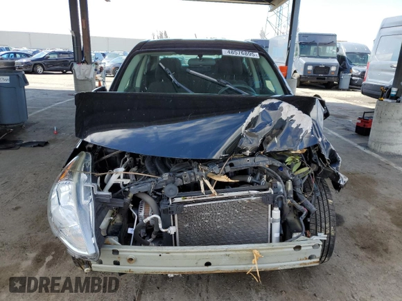 2015 Nissan Versa S Plus with VIN 3N1CN7AP6FL905117, listed as a Copart auction lot 48576895 with 44,815 mi miles and Salvage Title. Bid and sale history available at DreamBid. Image 5.