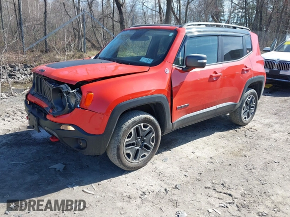 2016 Jeep Renegade Trailhawk with VIN ZACCJBCT1GPE28594, listed as a IAAI auction lot 42099461 with 120,117 mi miles and . Bid and sale history available at carsss.com. Image 17.