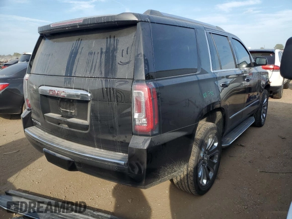 2016 GMC Yukon Denali with VIN 1GKS2CKJ5GR433172, listed as a Copart auction lot 72174934 with 60,453 mi miles and Salvage Title. Bid and sale history available at carsss.com. Image 3.