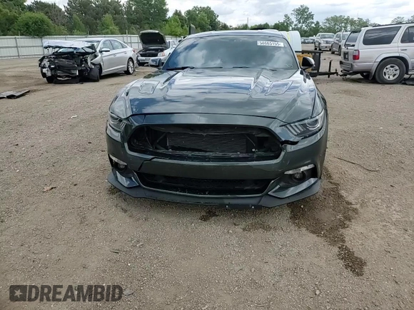 2015 Ford Mustang GT with VIN 1FA6P8CFXF5348412, listed as a Copart auction lot 58665155 with 41,878 mi miles and Salvage title. Bid and sale history available at DreamBid. Image 13.