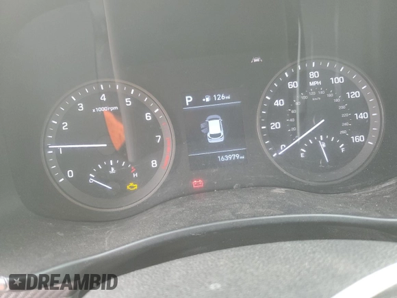 2019 Hyundai Tucson Sport with VIN KM8J33AL5KU981469, listed as a Copart auction lot 45370525 with 163,979 mi miles and Salvage Title. Bid and sale history available at carsss.com. Image 9.