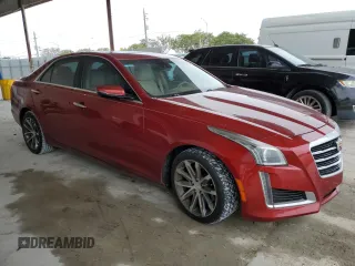 2016 Cadillac CTS Sedan Luxury Collection RWD with VIN 1G6AR5SX8G0117405, listed as a Copart auction lot 88578555 with 62,579 mi miles and Clean Title. Bid and sale history available at carsss.com. Image 4.
