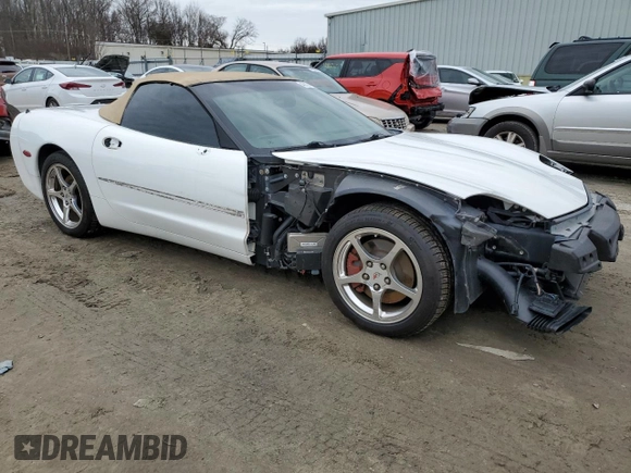 2004 Chevrolet Corvette with VIN 1G1YY32G845128740, listed as a Copart auction lot 43324795 with 63,686 mi miles and Salvage Title. Bid and sale history available at carsss.com. Image 4.