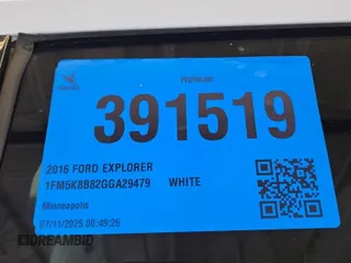 2016 Ford Explorer with VIN 1FM5K8B82GGA29479, listed as a IAAI auction lot 42844342 with 235,024 mi miles and . Bid and sale history available at DreamBid. Image 5.