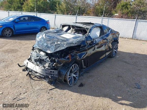 2017 Infiniti Q60 Sport with VIN JN1EV7EL3HM551579, listed as a IAAI auction lot 41075919 with 1 mi miles. Bid and sale history available at carsss.com. Image 2.