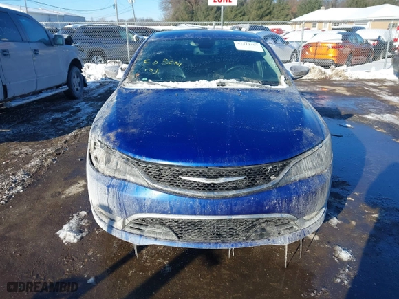 2015 Chrysler 200 C with VIN 1C3CCCEG4FN512775, listed as a IAAI auction lot 41319467 with 182,068 mi miles. Bid and sale history available at carsss.com. Image 13.