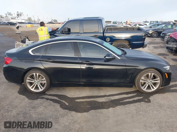 2019 BMW 4 Series 430i with VIN WBA4J1C53KBM17029, listed as a IAAI auction lot 41933607 with 54,107 mi miles and . Bid and sale history available at DreamBid. Image 14.