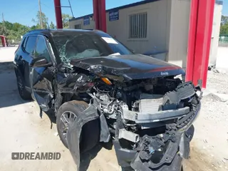 2019 Jeep Compass Latitude with VIN 3C4NJCBB7KT840608, listed as a IAAI auction lot 41883105 with 105,809 mi miles and . Bid and sale history available at DreamBid. Image 1.