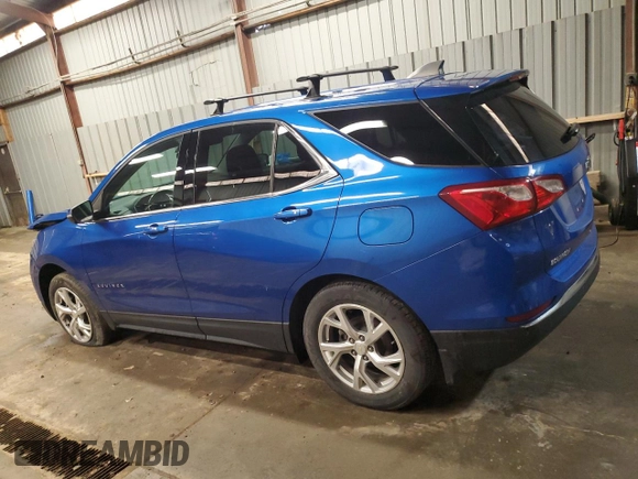 2019 Chevrolet Equinox LT with VIN 3GNAXUEV0KS547624, listed as a Copart auction lot 51081305 with 53,188 mi miles and Salvage Title. Bid and sale history available at carsss.com. Image 2.