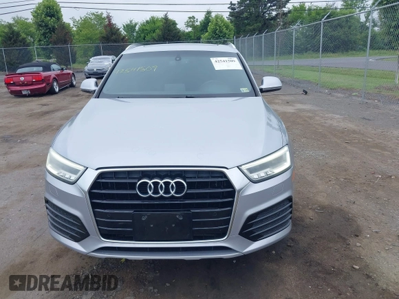 2016 Audi Q3 Prestige with VIN WA1FFCFS9GR007872, listed as a IAAI auction lot 42541509 with 86,187 mi miles and . Bid and sale history available at DreamBid. Image 12.