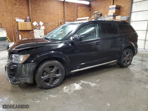 2020 Dodge Journey Crossroad with VIN 3C4PDCGB0LT271188, listed as a Copart auction lot 88661115 with 82,161 mi miles and Salvage Title. Bid and sale history available at carsss.com. Image 1.