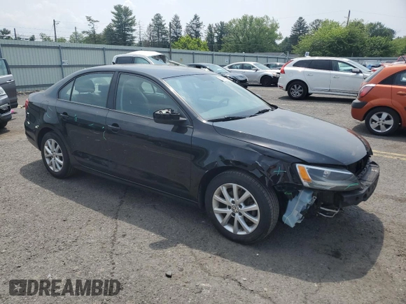 2015 Volkswagen Jetta SE with VIN 3VWD17AJ1FM349301, listed as a Copart auction lot 58963255 with 156,480 mi miles and Salvage title. Bid and sale history available at DreamBid. Image 4.