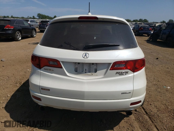 2007 Acura RDX with VIN 5J8TB18267A021394, listed as a Copart auction lot 68738634 with 100,132 mi miles and Salvage Title. Bid and sale history available at carsss.com. Image 6.